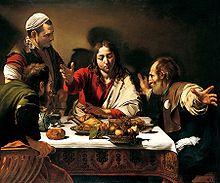The Supper at Emmaus, Caravaggio: 1602