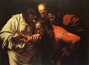 The Incredulity of Saint Thomas by Caravaggio: 1601-1602