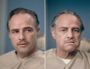 Marlon Brando, 1972, as Don Vito Corleone in "The Godfather"